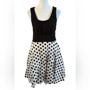 Black and White Polka Dot Dress